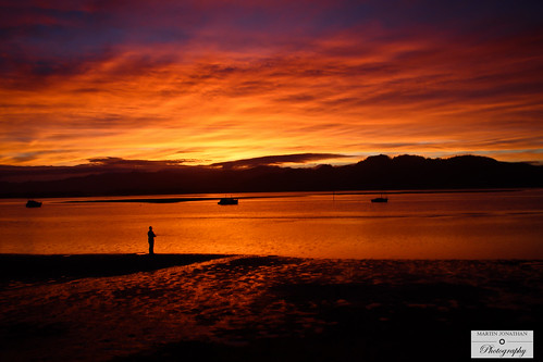 sunset water canon fishing bayofplenty bowentown otawhiwhi