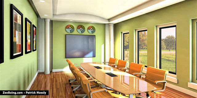 Conference Room Computer Rendering