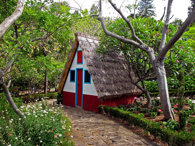 Hütte im botanischen Garten Funchal | Shack, botanical garden Funchal