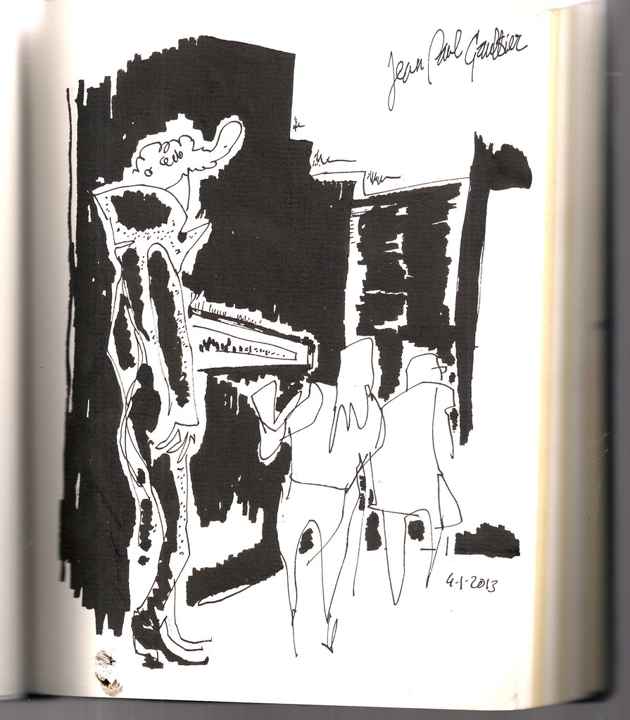 Jean Paul Gaultier; Madrid | blogueado en spain.urbansketche… | Flickr