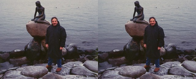 The Little Mermaid and Me - Realist 45 - Kodachrome 200 - 3D stereo pair