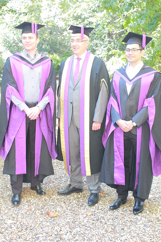 Dr Shane Legg, Professor Michael Arthur and Dr Demis Hassabis