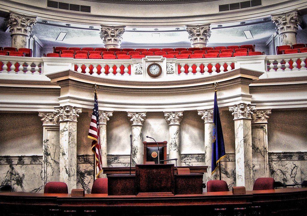 Bosie Idaho ~  Idaho State Capitol ~ Senate Chambers   ~ Historic