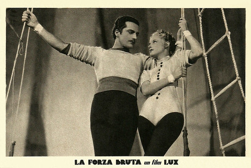 Germana Paolieri and Rossano Brazzi in La forza bruta
