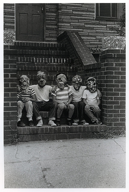 Arbus, Diane (1923-1971) - 1961 Five Members of the Monster Fan Club, NYC