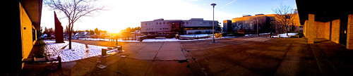 sunset campus view panoramic iphone4s