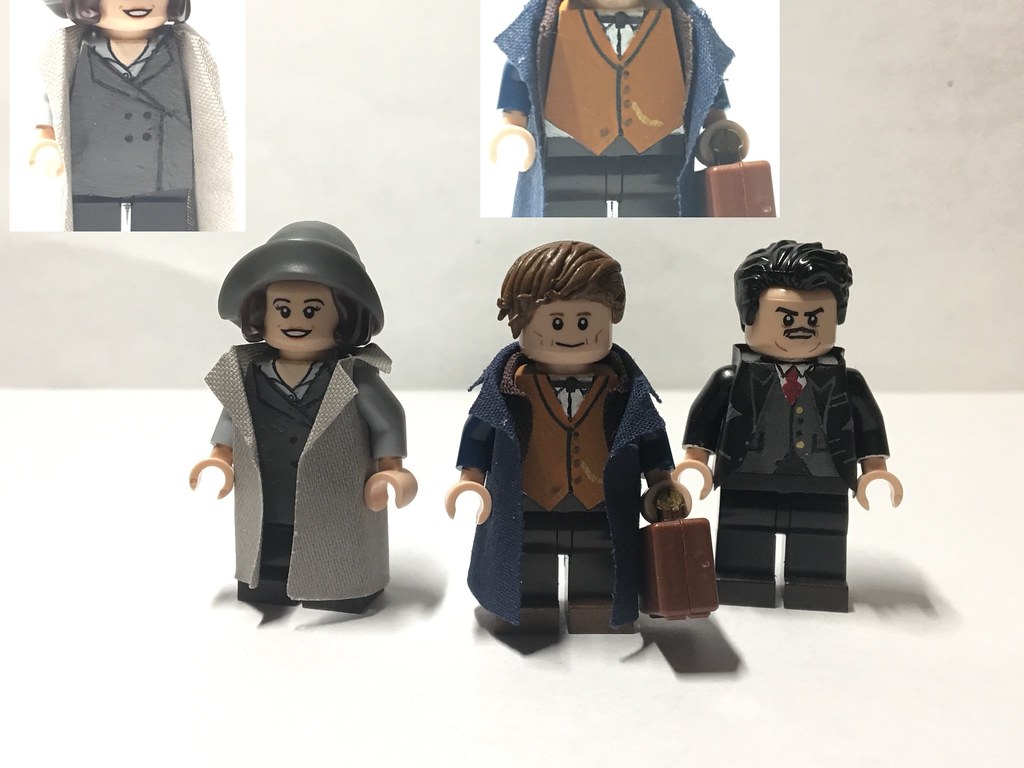 Fantastic Beasts and where to find them Queenie and Tina LEGO earrings