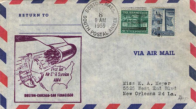 Boston to San Francisco 8 Sept 1959 | I have no idea how ent… | Flickr
