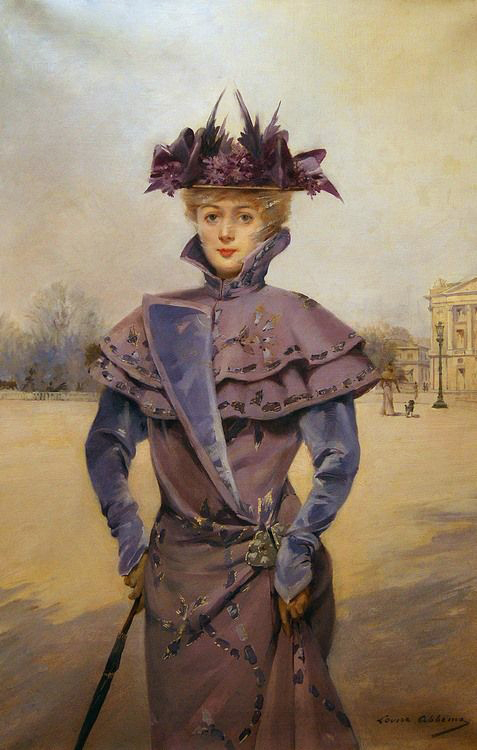 ABBEMA Louise,1894 - Elégante, Place de la Concorde (Carnavalet) - 0