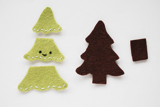 Oh Christmas Tree Felt Pin | by wildolive