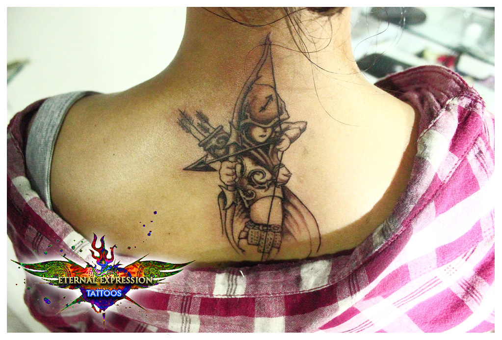 saggitarius zodiac tattoo bangalore - Tattoo artist Veer H… | Flickr