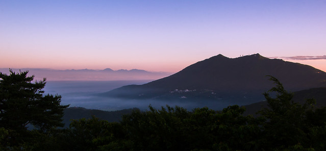 Mt. Tsukuba from Mt. Hokyo.