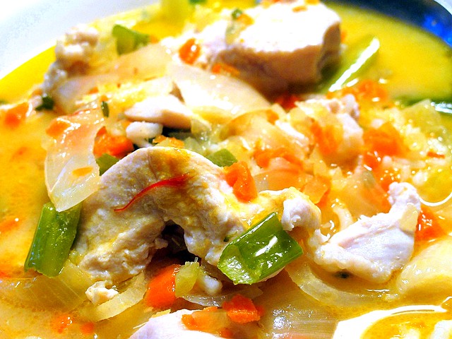 Tom Kha Gai Thai chicken soup