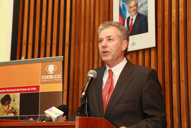 Thomas Keller, Presidente Ejecutivo de Codelco, realiza entrega de excedentes Sence 2013.