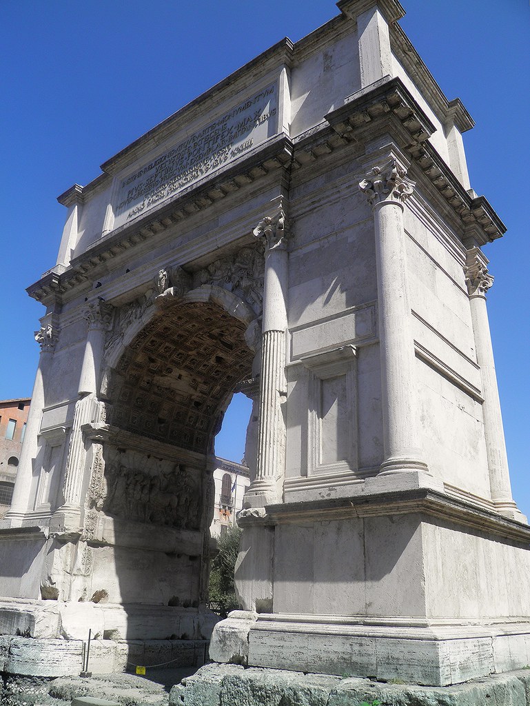 The Arch of Titus, Upper Via Sacra, Rome