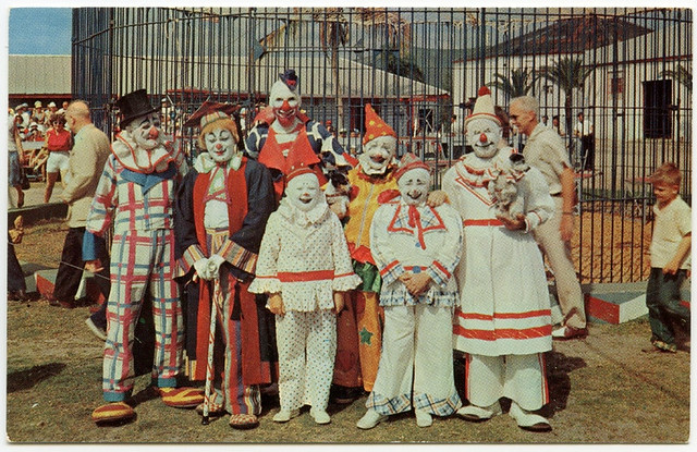 Clowns in colour