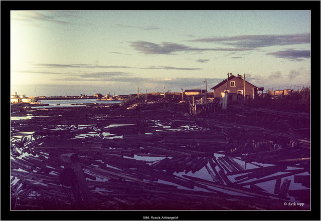 1966, Russia, Arkhangelsk, 50 years old slides