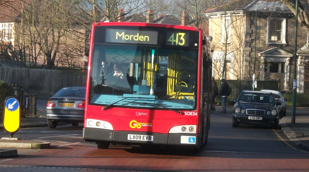 London General SOE34 on route 413 Sutton Green 17/01/13. | Flickr