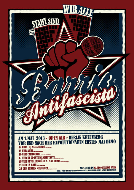 Barrio Antifascista Poster 2013