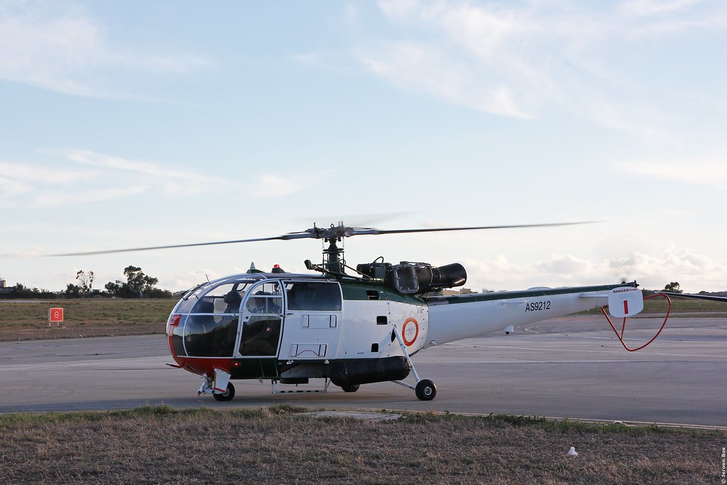Aérospatiale Alouette III, Air Wing of the Armed Forces of Malta AS9212 during the Malta International Airshow 2015