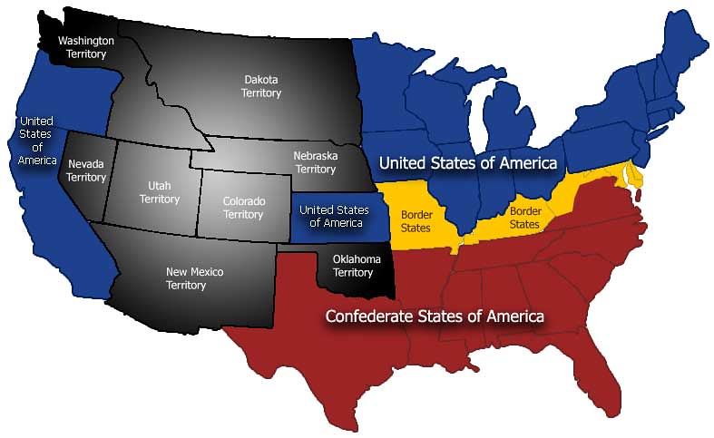 Civil War Map Roosac Flickr