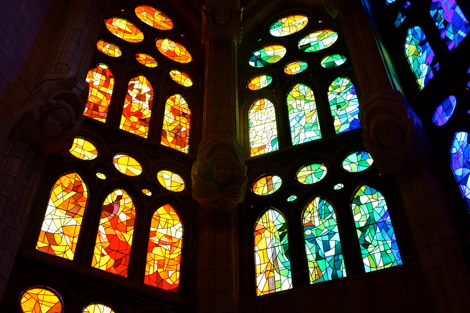 Sagrada Família by Antoni Gaudí in Barcelona, Spain