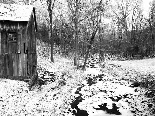 Fresh Snow at the Old Mill