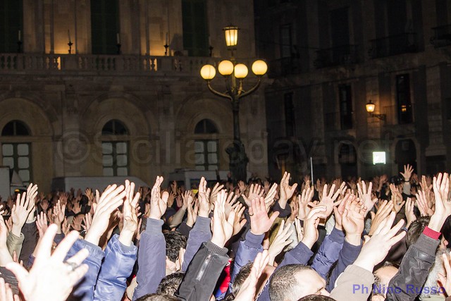 Peppe Grillo in piazza Libertà a Catania - Tsunami Tour- Movimento 5 stelle