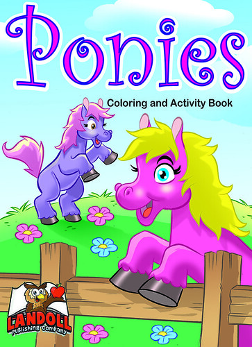 Landoll Publishing Company :: "PONIES" Coloring & Activity Book (( 2013 )) by tOkKa
