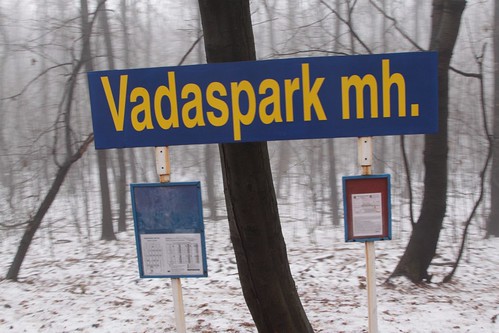 'Vadaspark mh' halt on the Children's Railway