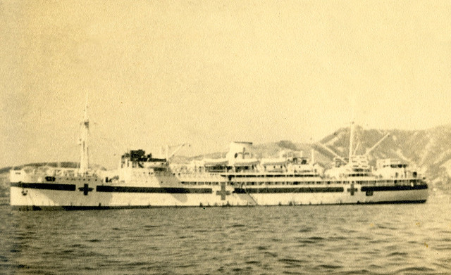 Hospital Ship Manunda AIF - Kure Bay Japan - 1st April 1946