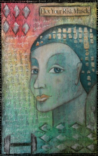 Art journaling...risk | by PeachFire Arts