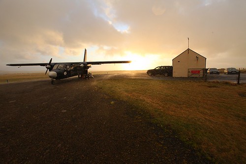 Britten-Norman Islander on Westray | by Premysl Fojtu