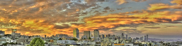 San Francisco Sunset HDR Panorama