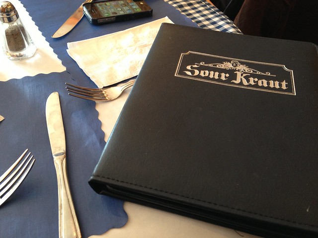 Lunch at Sour Kraut