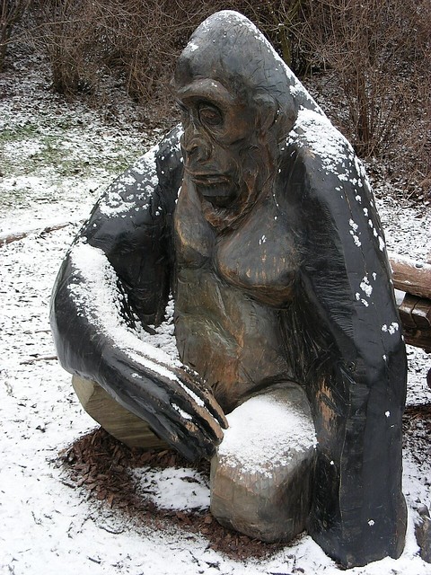 Prague 002: Gorilla Statue