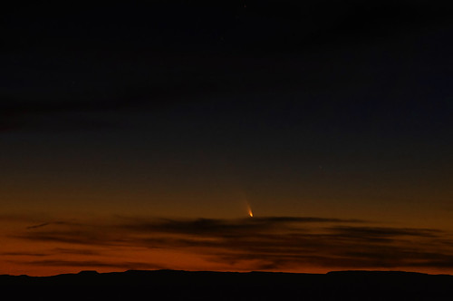 sunset newmexico santafe march 13 comet jemezmountains 2013 lacieneguilla panstars