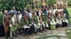 ative Hawaiian-Pacific Island MDs surrounded by faculty at the annual John A. Burns School of Medicine Kihei Ceremony in the UH JABSOM Native Hawaiian Healing Garden in Kakaako.
