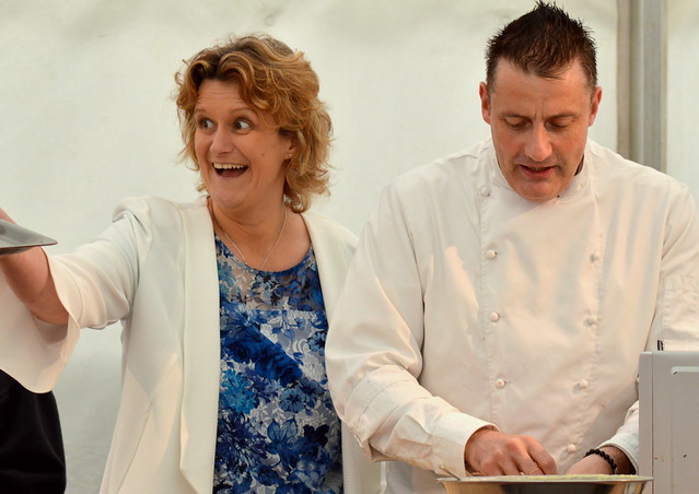 Scarborough Food & Drink Festival 2018 - Chocolatier Andrew Thwaite with Chef Steph Moon