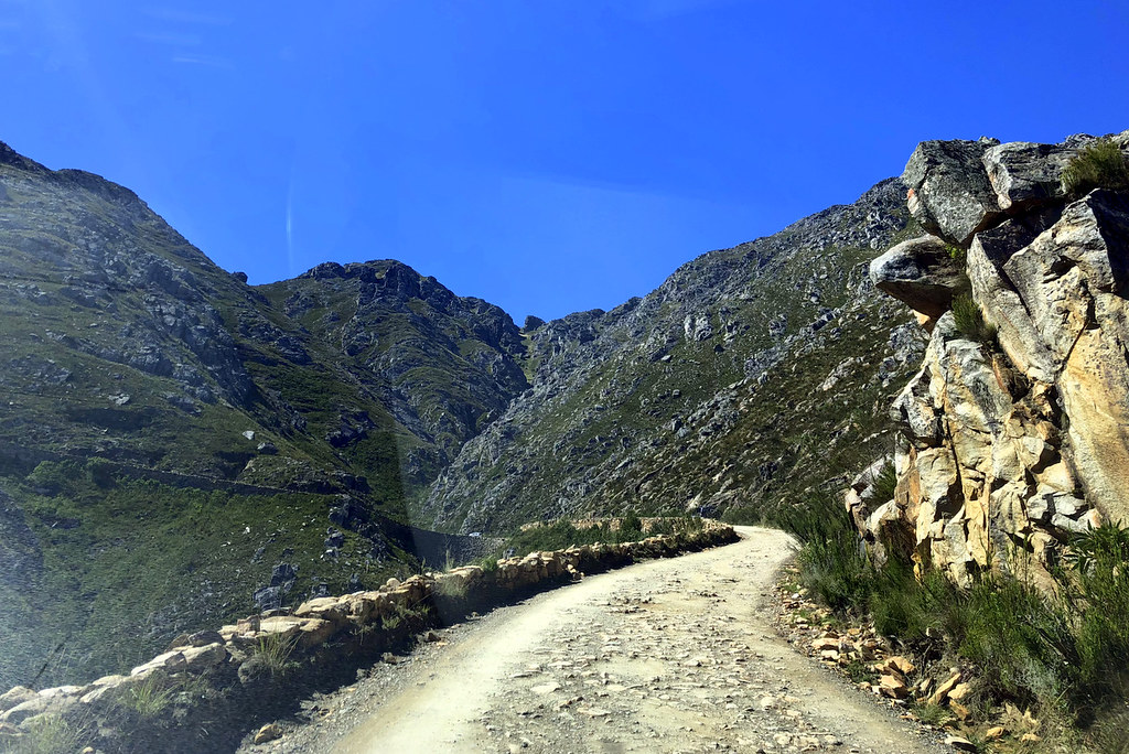 Uphill on the Swartberg Pass