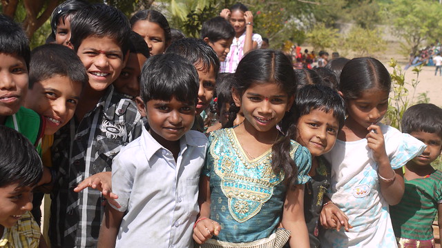 Children at Holy Spirit school at Atmakur, Andhra Pradesh