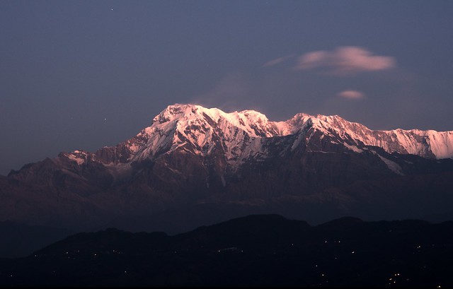 Moonlit Annapurna
