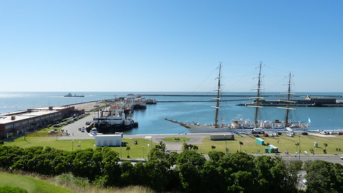 La Fragata Libertad en Mar del Plata