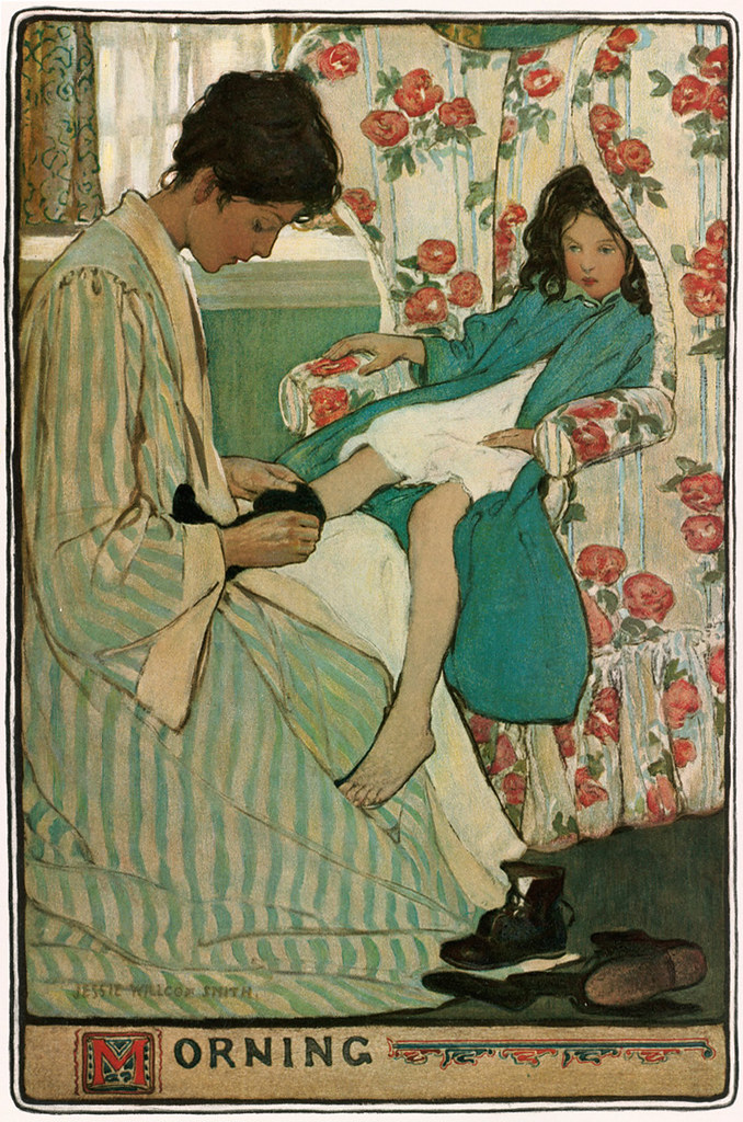 Jessie Willcox Smith 'A Mother's Days' - 'Morning' 1902