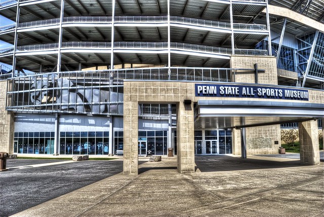 The entrance to the Penn State Museum at Beaver Stadium HDR