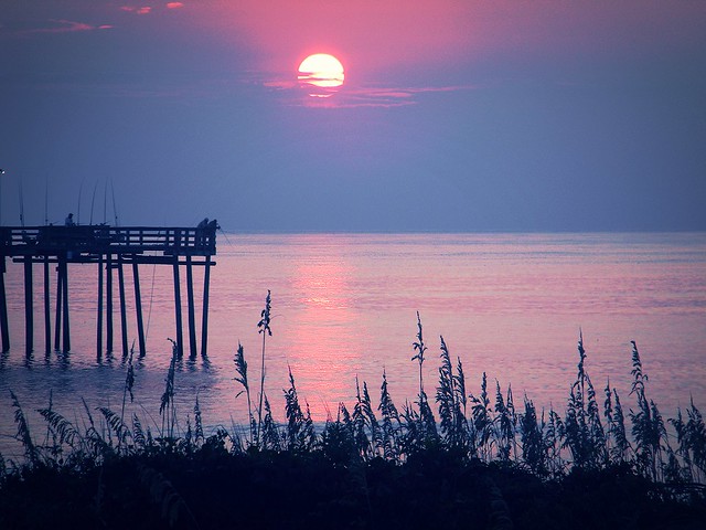 Gentle Sunrise:  Avon Pier