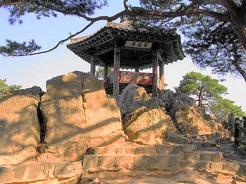 Chungcheongnam-do  Buyeo-gun Baekhwajeong Pavilion ( Korean: 충청남도 부여군 백화정, 忠淸南道 扶餘郡 百花亭 )