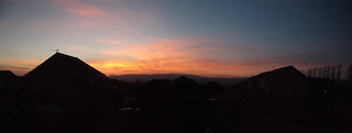 Ayrshire Sunset 17 Feb. 2013, 1850 GMT.