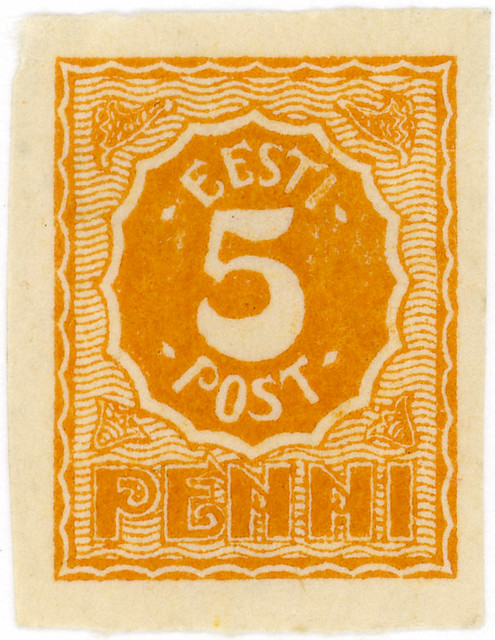 Estonia postage stamp: Penni