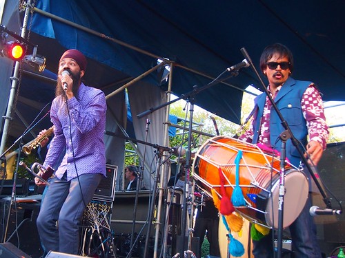 Red Baraat  at Congo Square New World Rhythms Festival 2013. Photo by Melanie Merz.